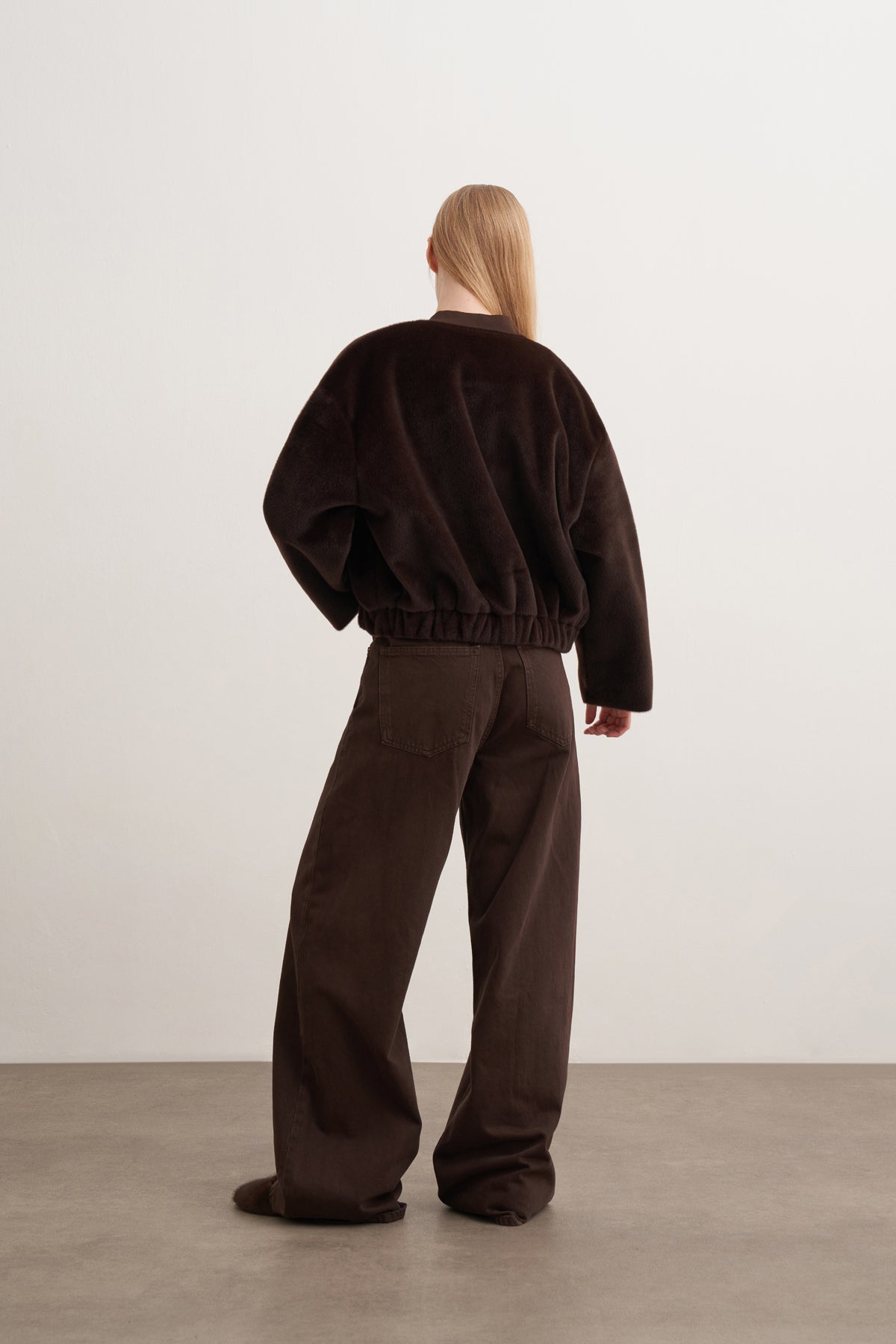 Tay Tüğü Kürk Bomber Ceket