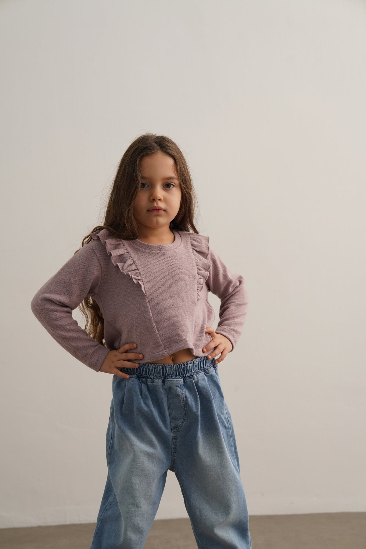 Triko Kısa Örme Bluz