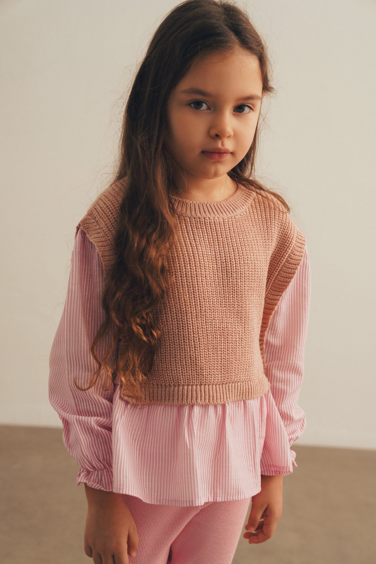 Triko Detaylı Gömlek Tayt Takım