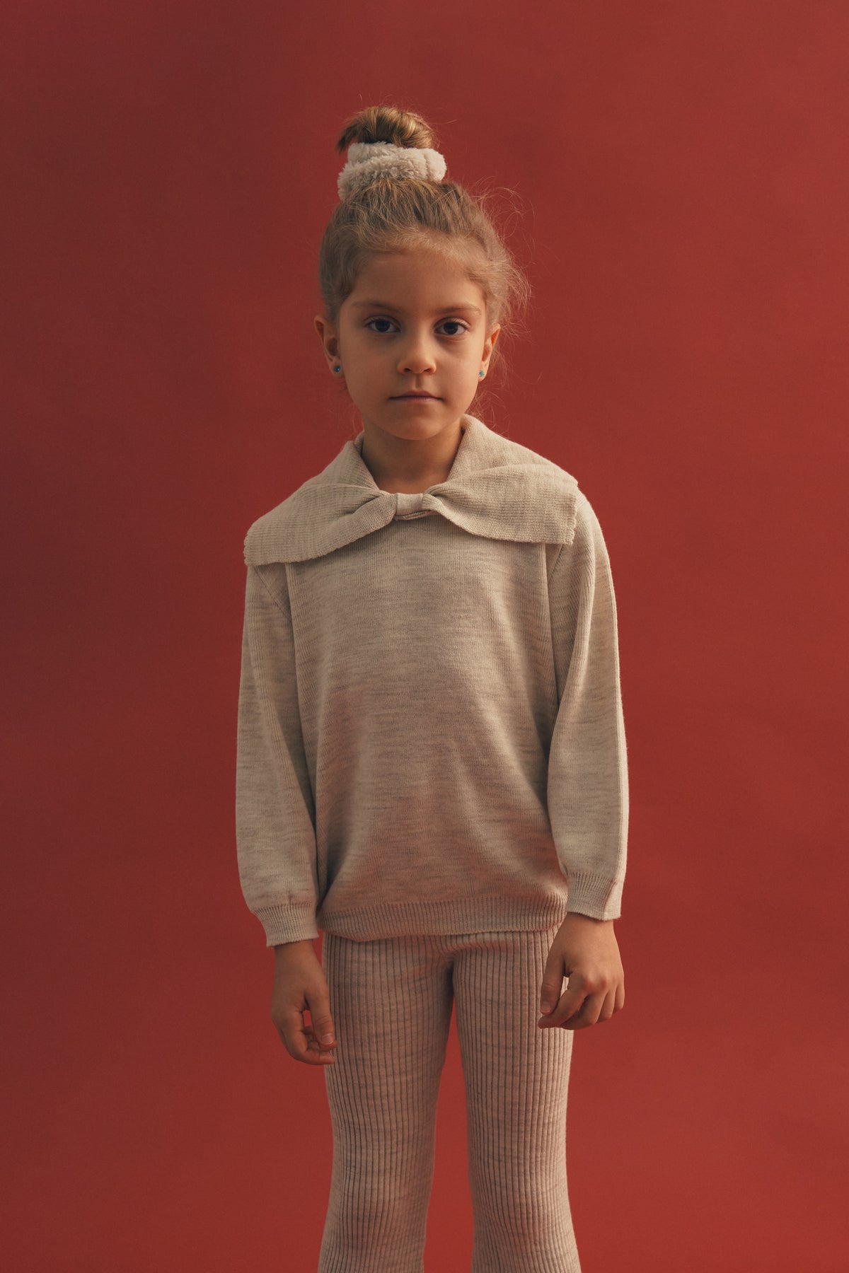 Kurdele Yaka Triko Takım