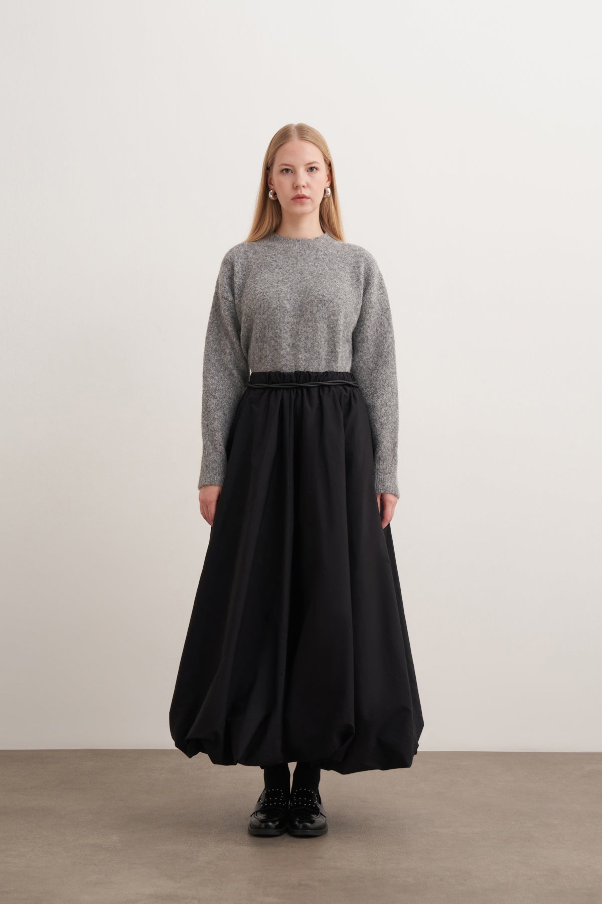 Poplin Balon Uzun Etek