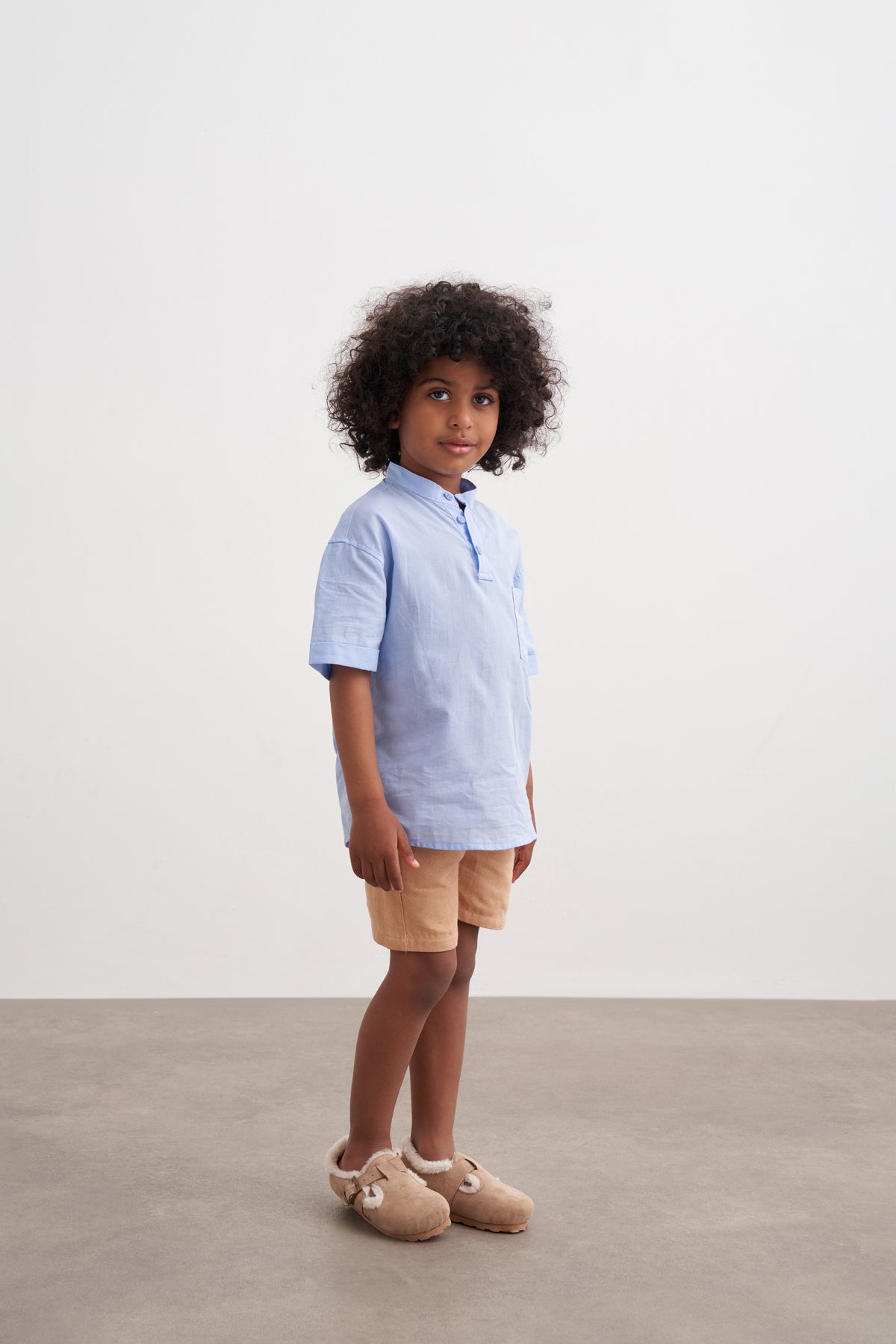 Keten Bağcıklı Şort