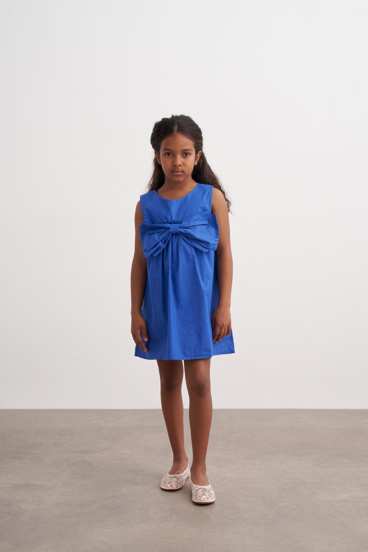 Fiyonk Poplin Elbise