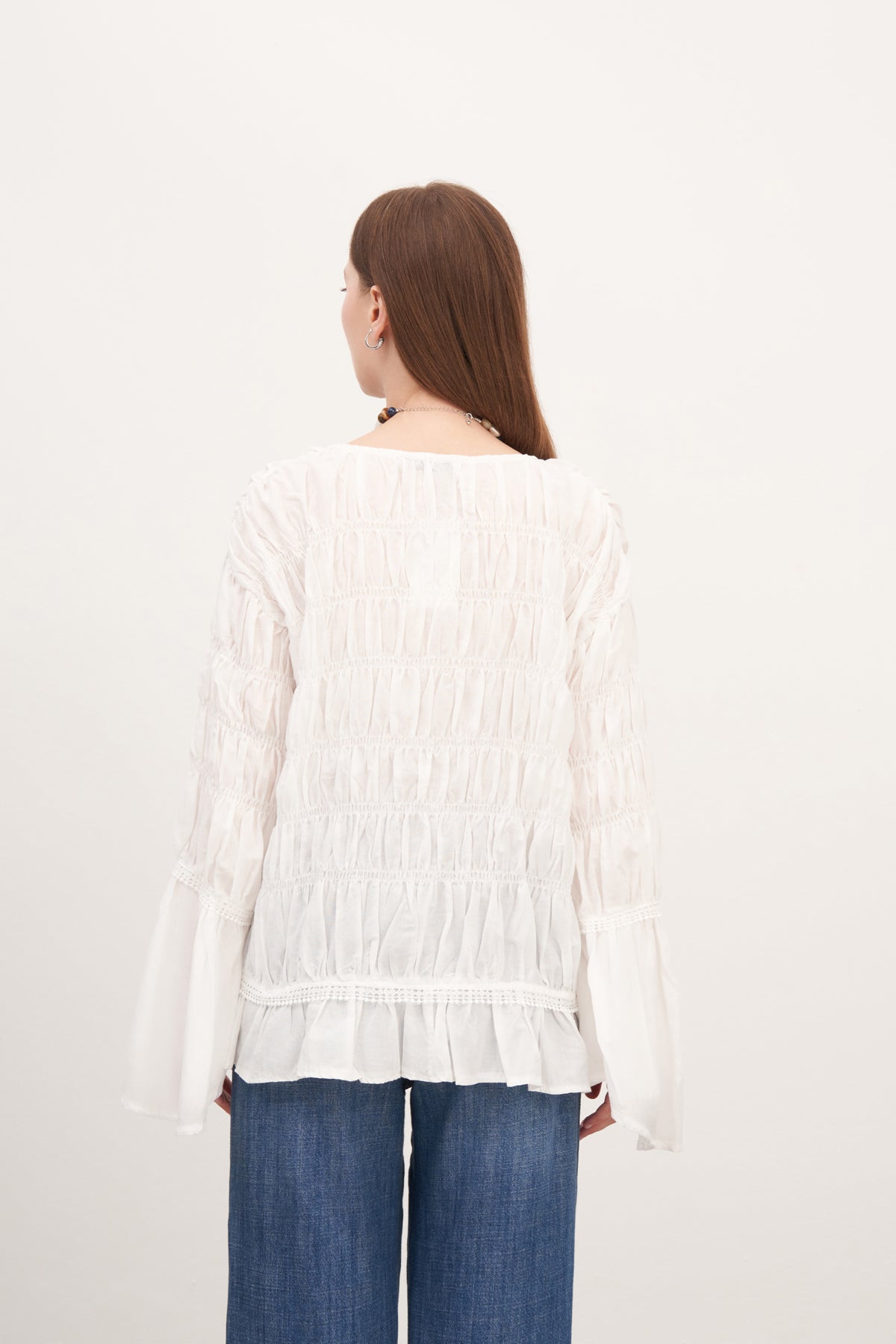 Asimetrik Vual Gömlek