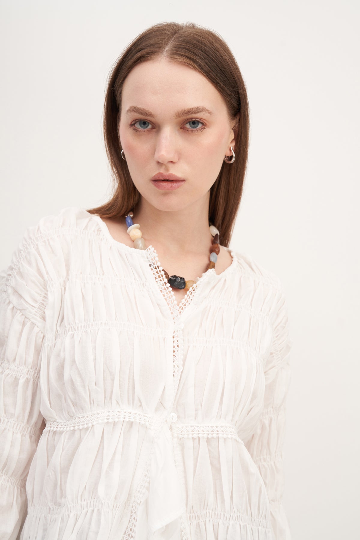 Asimetrik Vual Gömlek