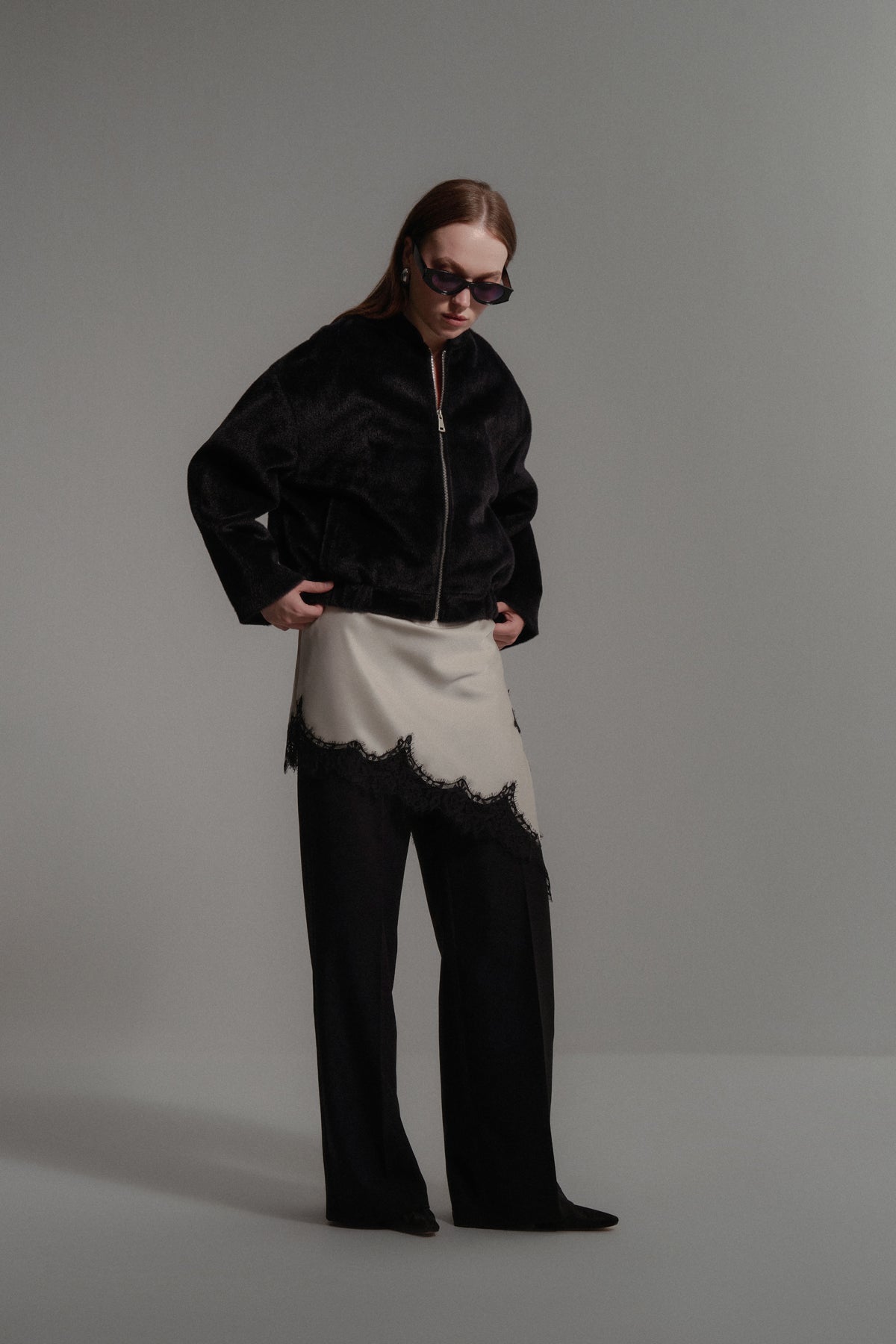 Tay Tüğü Kürk Bomber Ceket