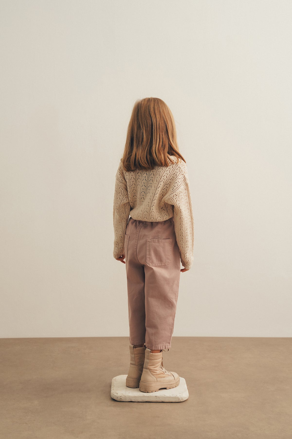 Lila Lastikli Bomber Pantolon