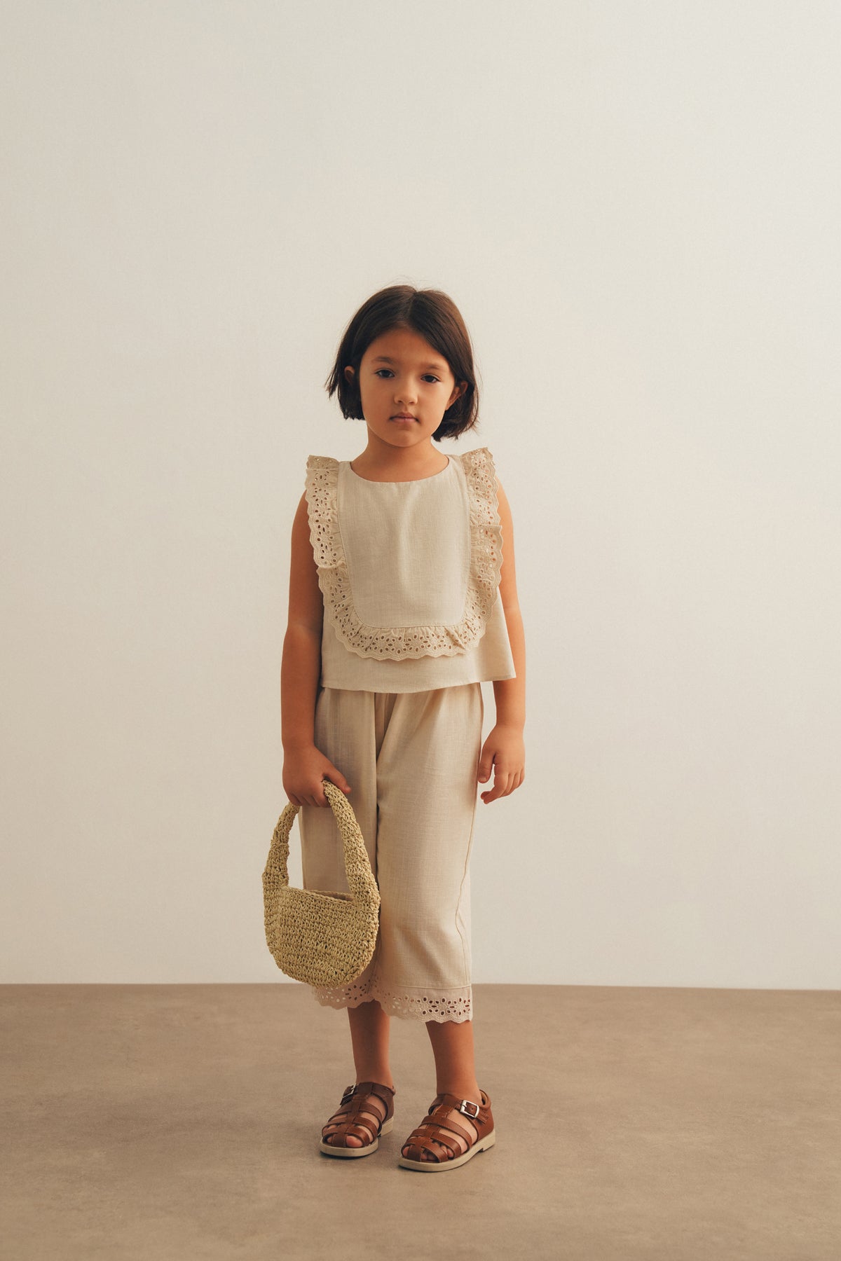 Fisto Detaylı Keten Takım