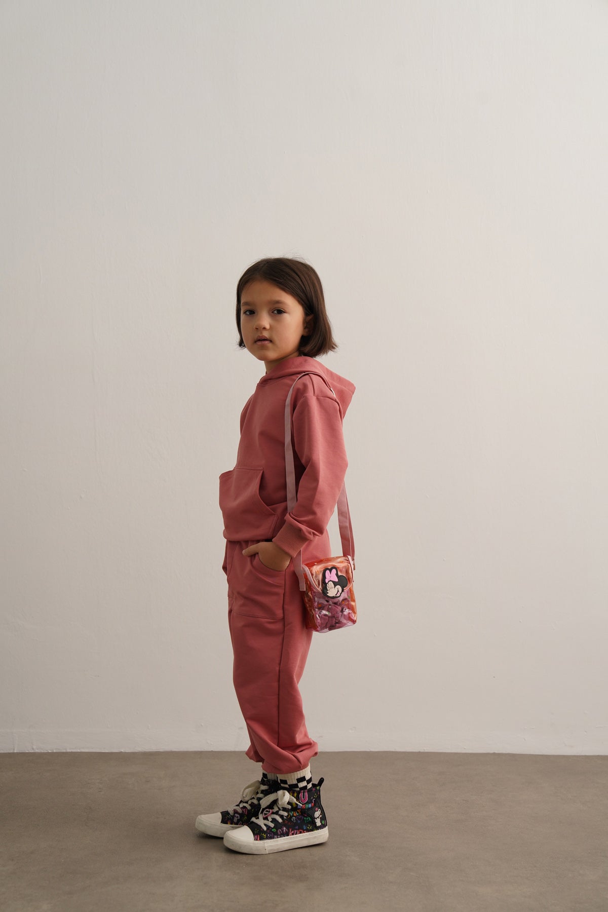 Mini Mouse Şeffaf Omuz Çantası